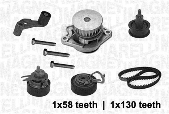 MAGNETI MARELLI Ūdenssūknis + Zobsiksnas komplekts 341403680001